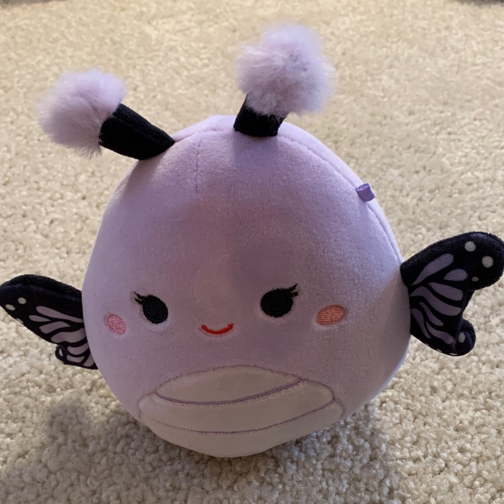 Squishmallows Lavender Plush Butterfly - NWOT